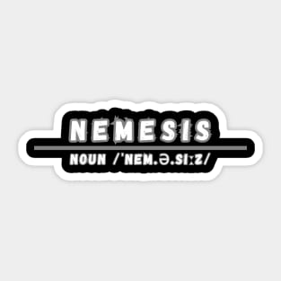 Word Nemesis Sticker